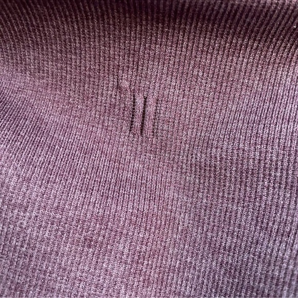 Lululemon Ebb To Street Heathered Bordeaux Drama Burgundy Seamless Leggings 8 - Picture 9 of 9